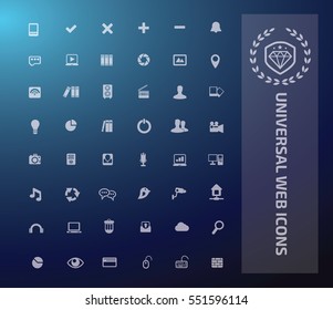 
Universal website icon set,vector