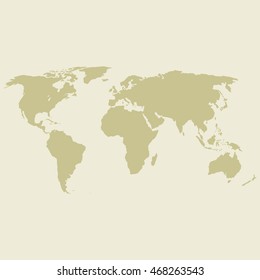 Universal world map