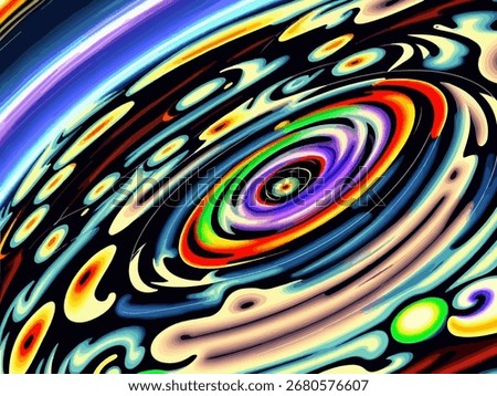 Universe abstract cosmic background, vector art illustration.