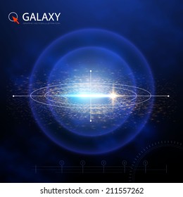 Universe background. Vector illustration