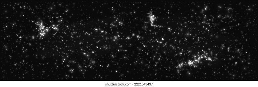 Universe background. Wide stardust texture. Deep space background with glowing stars. Shining milky way. Beautiful galaxy wallpaper with constellation. Vector illustration.