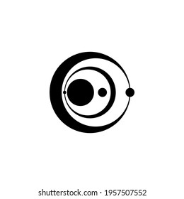 Universe Black Vector logo Image