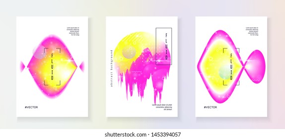 Universe flyer. 3d magic dreamer unicorn sparkles. Holographic gradients. Starry science banner with planet, sun, deep fluid light. Universe flyer with galaxy shapes and star dust.