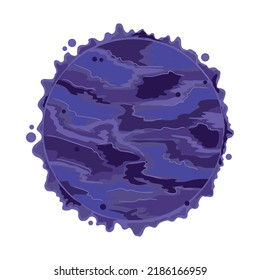 universe galaxy planet icon isolated