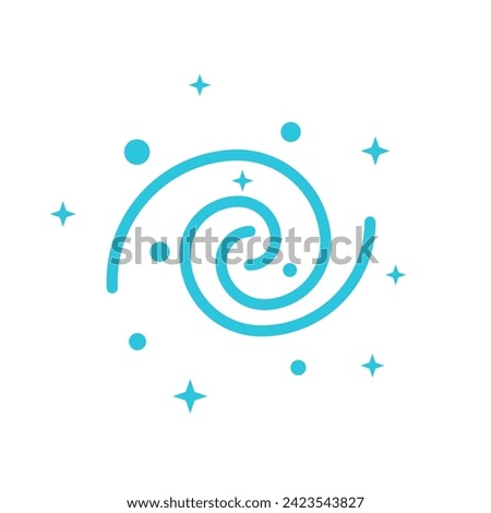Universe icon. From blue icon set.