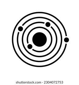 Universe icon vector design trendy