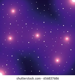 universe illustration flat