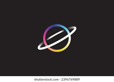 Universe logo design vector template