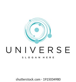 Universe Logo. Technology Logo Design. Universe Vector Graphic.