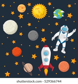 universe planets space concept