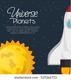 universe planets space concept
