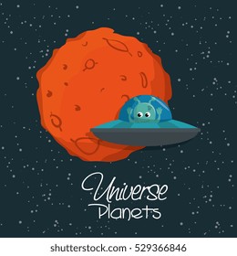 universe planets space concept