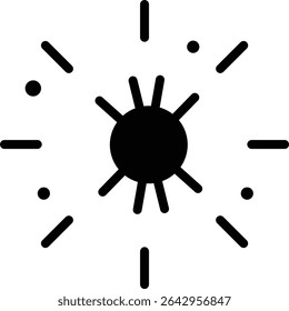 Universo silhoutter elemento vetor design pronto 