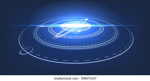 Universe. Solar system with sacred geometry. Abstract mystic sign supernova births. Space background with stars and planets Good design for template,wallpaper, flyer and posters.