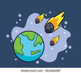 universe. space. spaceship. ufo. alien. astronaut cartoo design. vector illustration