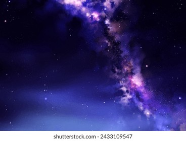 universe starry sky milky way space stars galaxy sky nebula night 