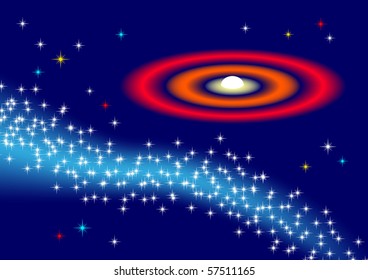 Universe with stars