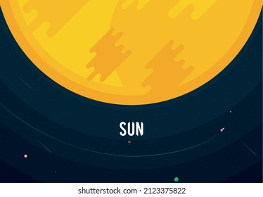 universe sun and name poster