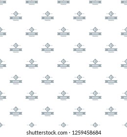 Universe travel pattern vector seamless repeat for any web design