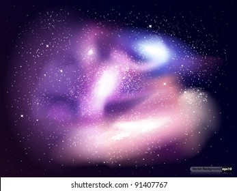 Universe vector background