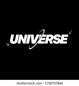 Universe Vector Logo Art Design Illustration