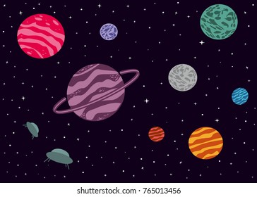 universe violet background 
