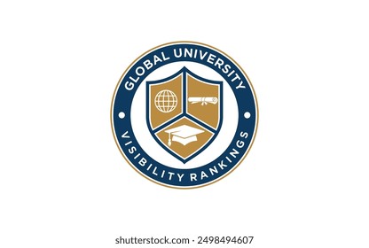 University Academy and college school emblems logo template