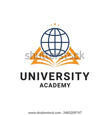 university academy logo design concept idea