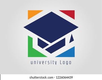 university, academy logo template