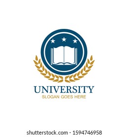 University, Academy, School and Course logo design template
