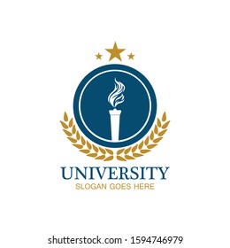 University, Academy, School and Course logo design template