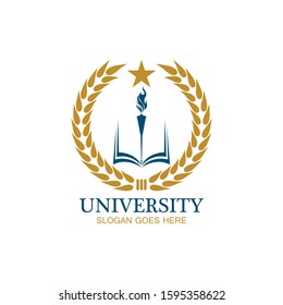 University, Academy, School and Course logo design template