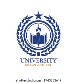 University, Academy, School and Course logo design template