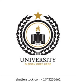 University, Academy, School and Course logo design template