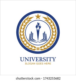 University, Academy, School and Course logo design template