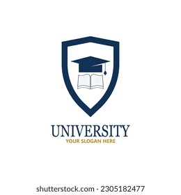 University  Academy  School and Course logo design template