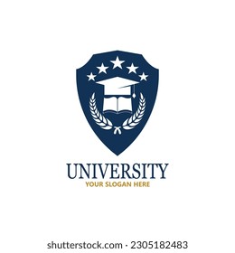 University  Academy  School and Course logo design template