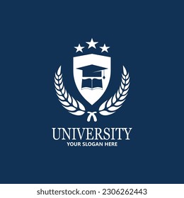 University  Academy  School and Course logo design template