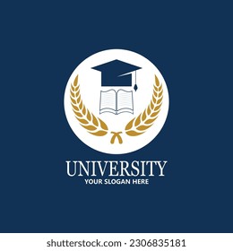 University  Academy  School and Course logo design template