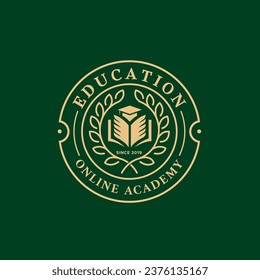 University and academy vector icons. Education logo. university and college school. learning logo