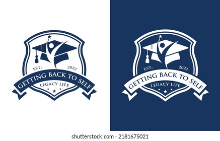 University Academy Vector Icons Emblems Shields Stock Vector (Royalty ...