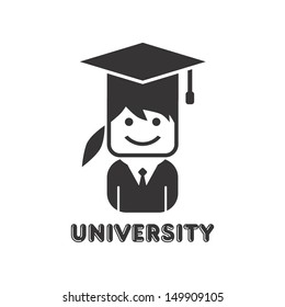 university avatar portrait lady