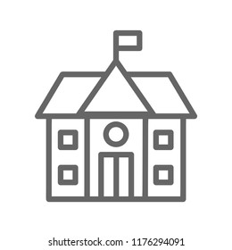 university ( build ) icon vector