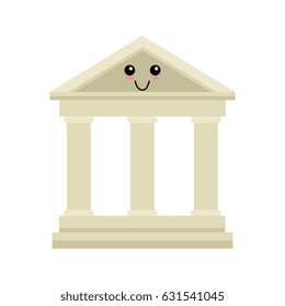 University building cartoon