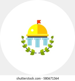 University Building with Golden Dome Icon