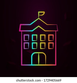 University, Building nolan icon Simple thin line, outline vector of Biology icons for ui and ux, website or mobile application