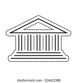 University building symbol icon vector illustration graphic design