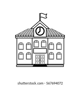 University building symbol icon vector illustration graphic design