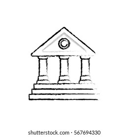 University building symbol icon vector illustration graphic design
