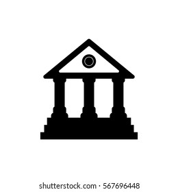 University building symbol icon vector illustration graphic design